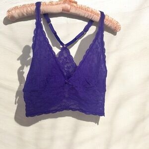 Victoria secret Lace longline Bralette in ultraviolet L
